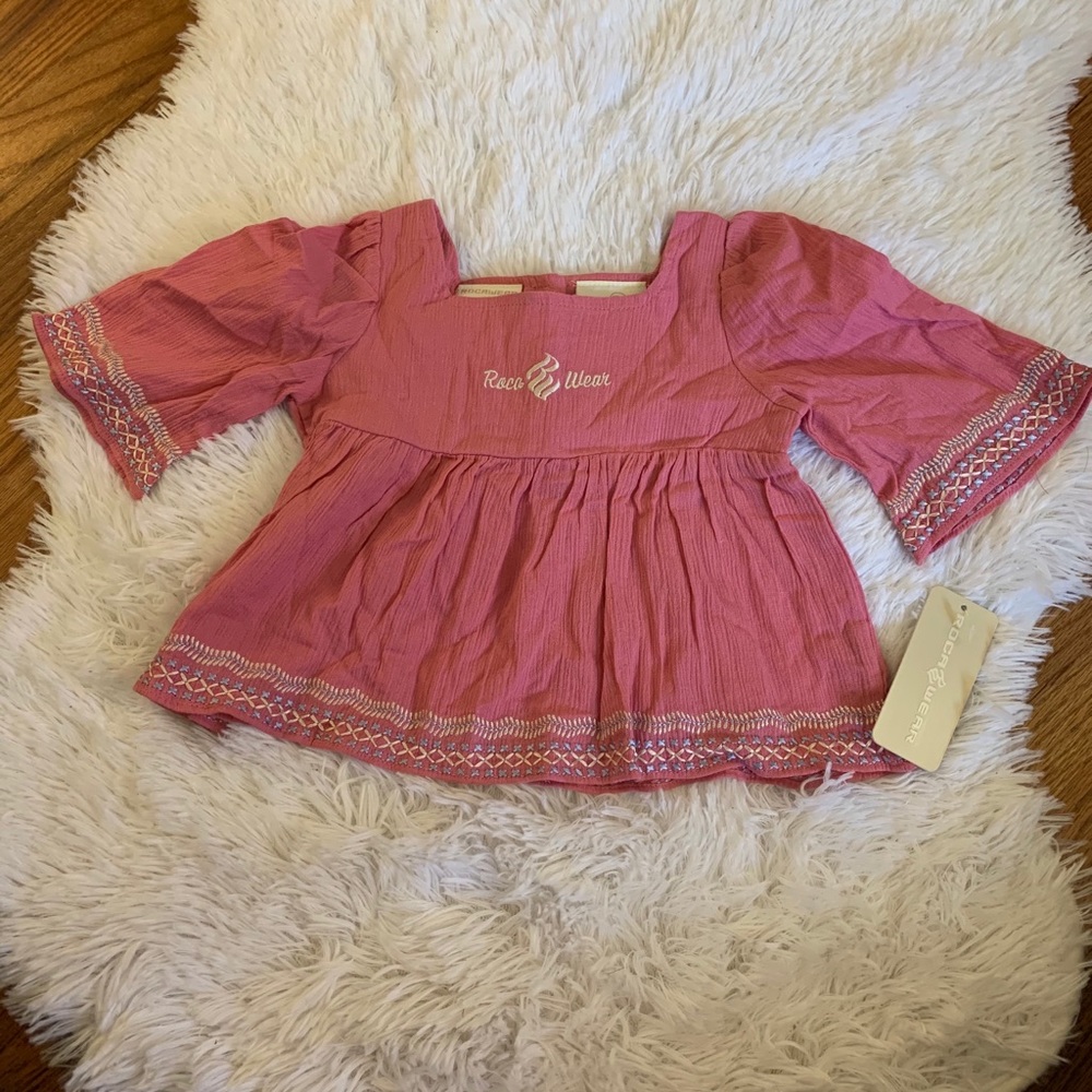 🌟Rocawear Baby Girl Long Sleeve Shirt NWT Sz 12M